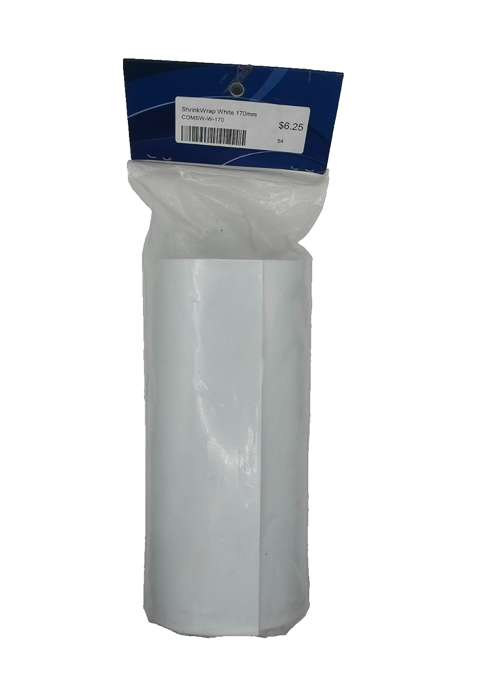 Common Sense RC White Shrink wrap 170mm #COMS-W-170