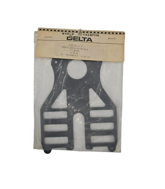 NOS Vintage, RARE Delta P12 Spyder graphite chassis pan car #12407