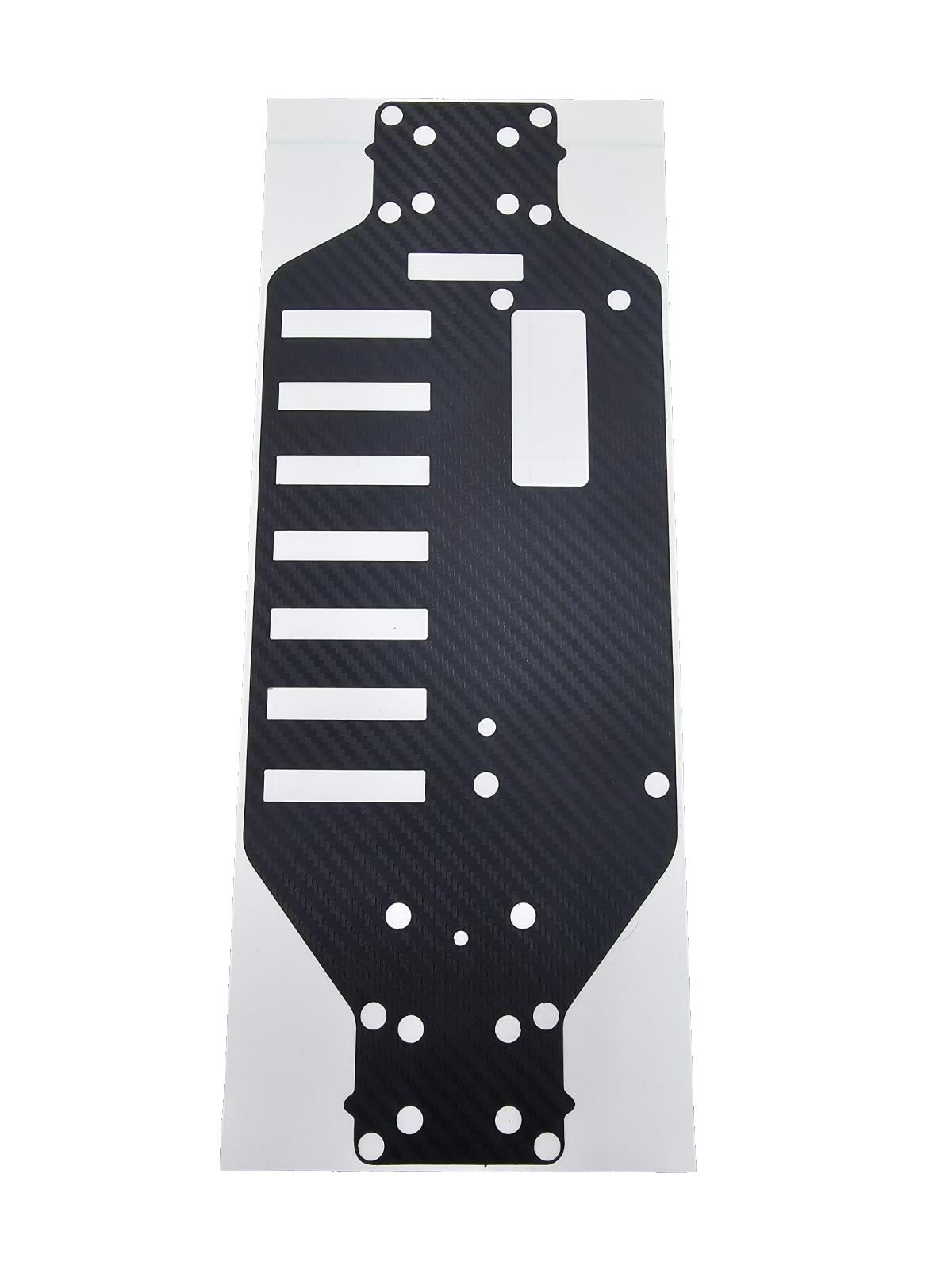 Custom made carbon fiber pattern TC3, RC10 Chassis protective film/ decal