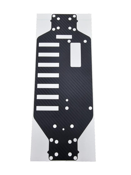 Custom made carbon fiber pattern TC3, RC10 Chassis protective film/ decal