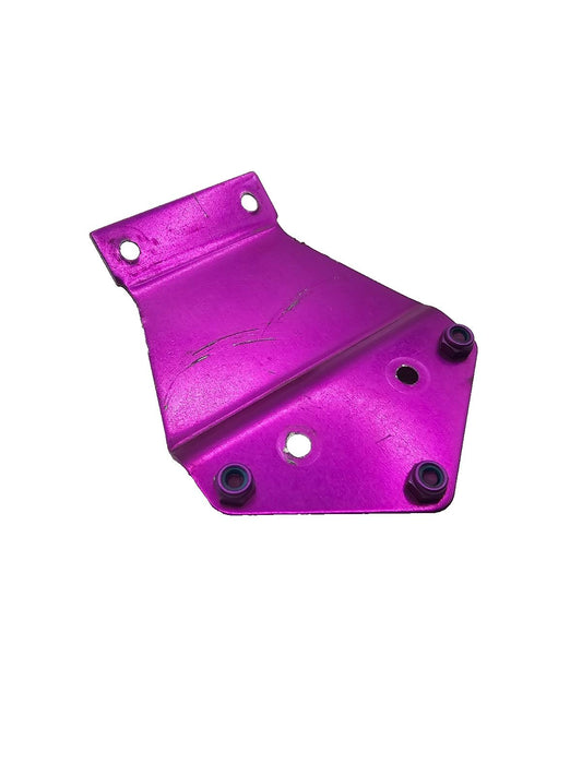 Team Associated RC10 B2 Purple aluminum front skid plate w/ wrap #9210P