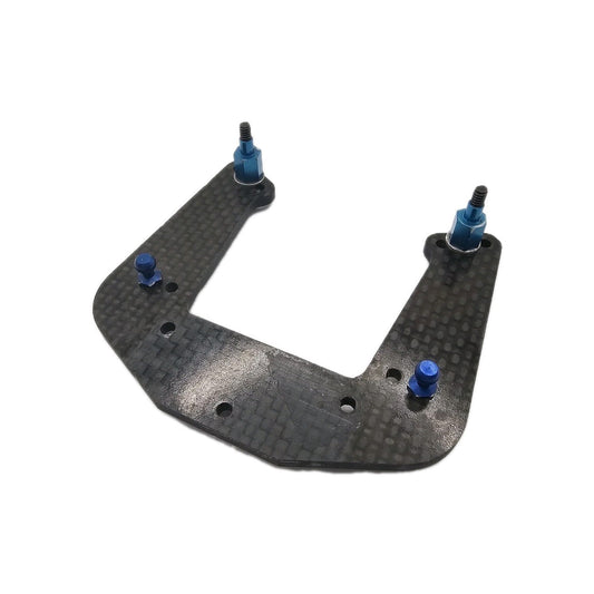 Team Associated RC10 B2 Graphite/ Carbon Shock Tower With Standoffs #9141