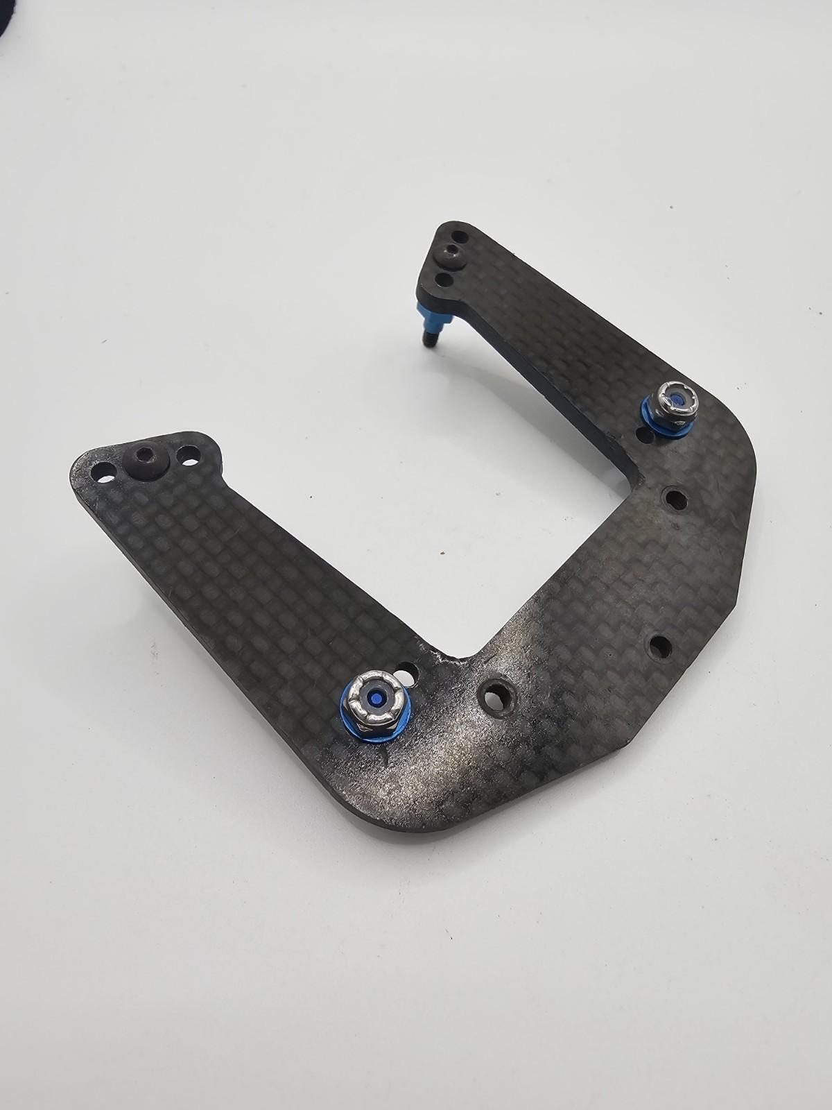 Team Associated RC10 B2 Graphite/ Carbon Shock Tower With Standoffs #9141