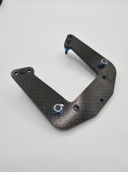 Team Associated RC10 B2 Graphite/ Carbon Shock Tower With Standoffs #9141