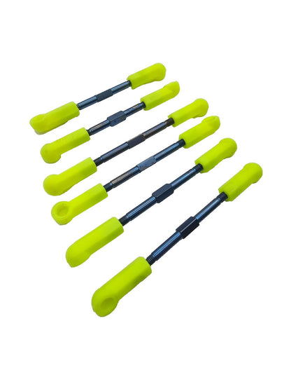Team Associated Factory team blue aluminum suspension steering links w/ RPM ends