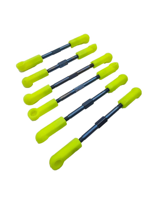 Team Associated Factory team blue aluminum suspension steering links w/ RPM ends