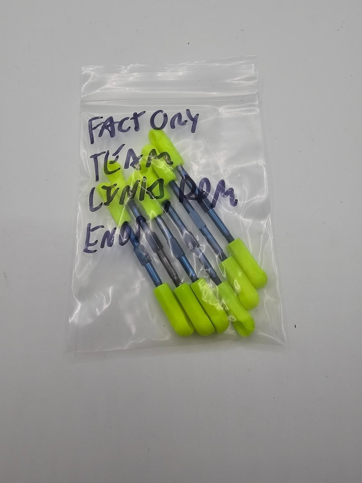 Team Associated Factory team blue aluminum suspension steering links w/ RPM ends