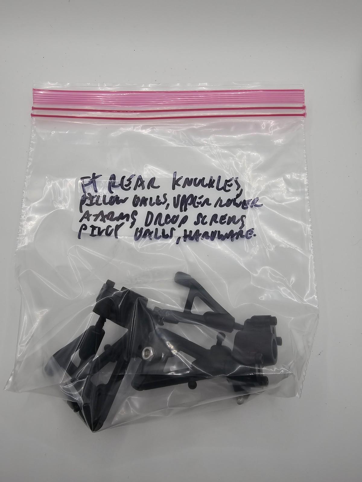 Team Associated Nitro TC3 NTC3 rear A-arms, knuckles, pillow balls, hardware
