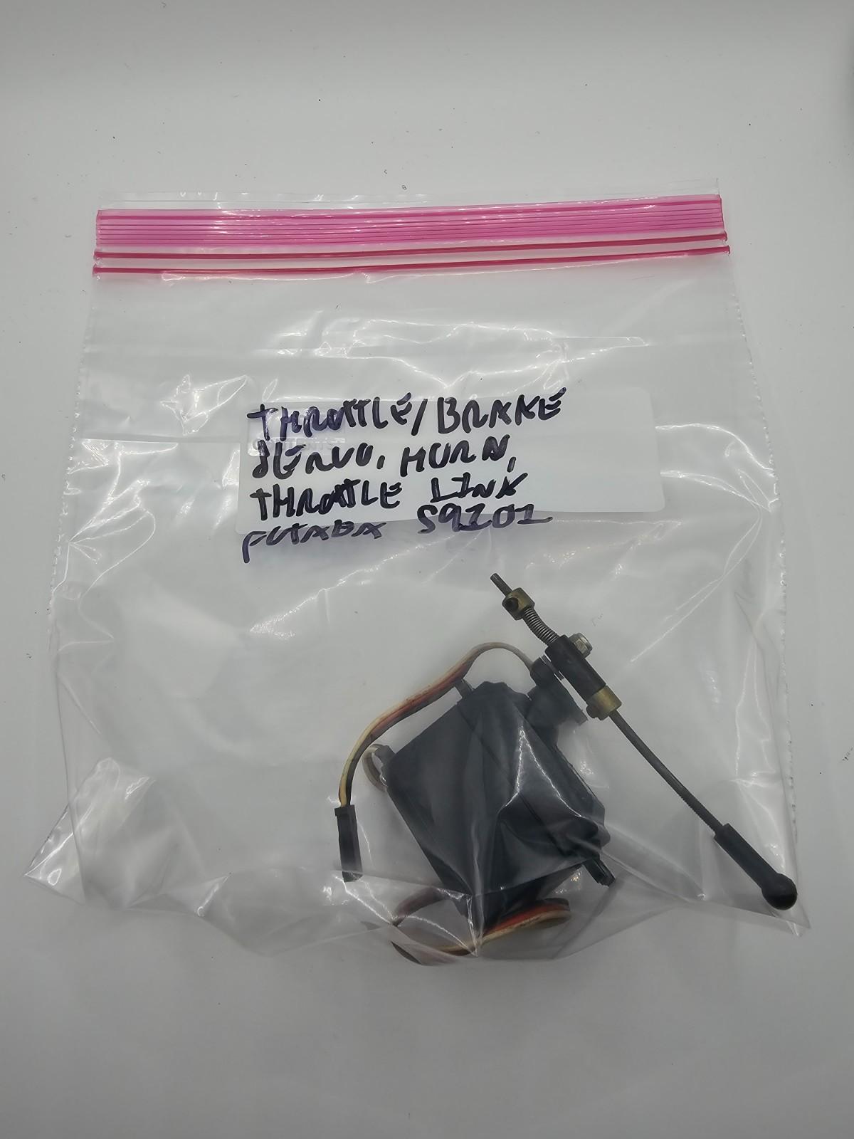 Team Associated NTC3 TC3 Throttle servo, Futaba S9101 with linkage, working