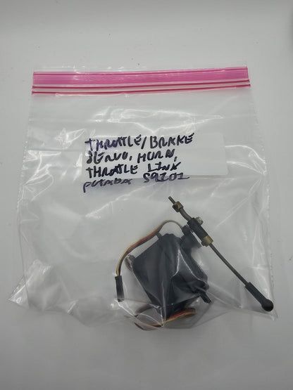 Team Associated NTC3 TC3 Throttle servo, Futaba S9101 with linkage, working