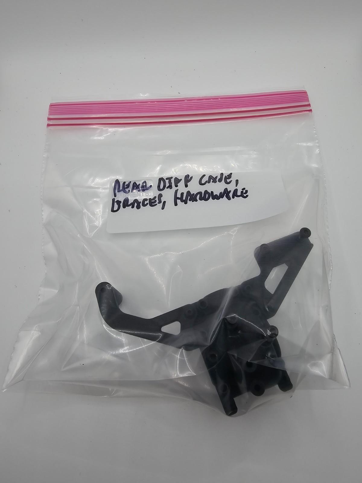 Team Associated NTC3 TC3 Rear Differential case with braces and hardware