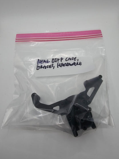 Team Associated NTC3 TC3 Rear Differential case with braces and hardware