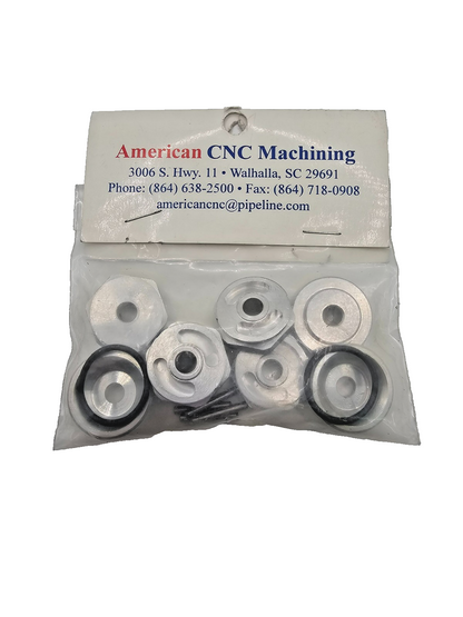 American CNC Machining Aluminum 23mm hub hex for Monster GT, Team Associated