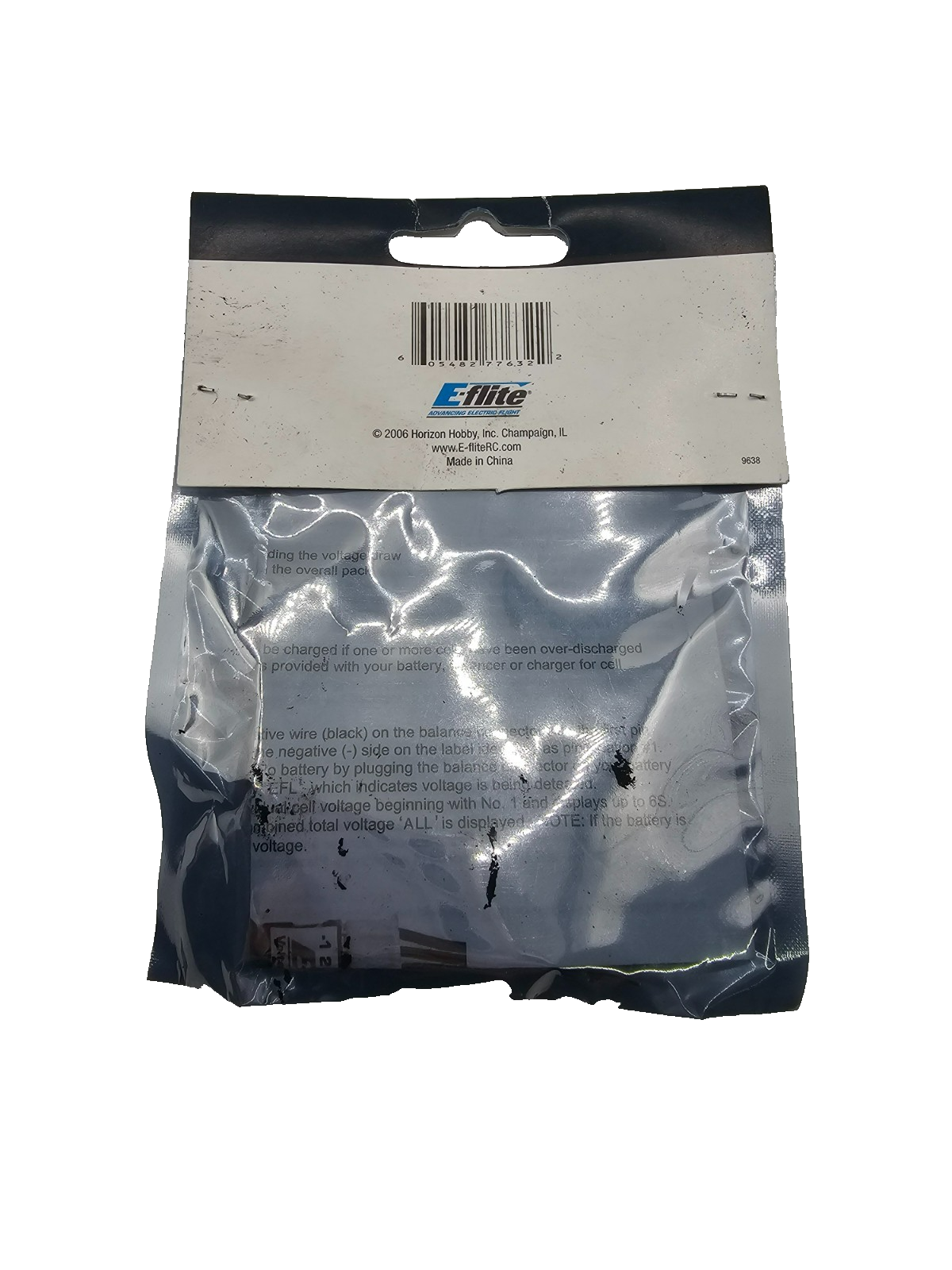 E-Flite Li-Po cell voltage checker NIB #EFLA111