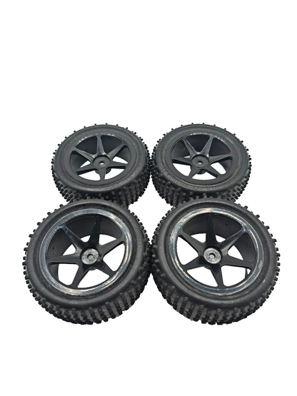 Unbranded great condition 1/10th scale buggie wheels 12mm hex