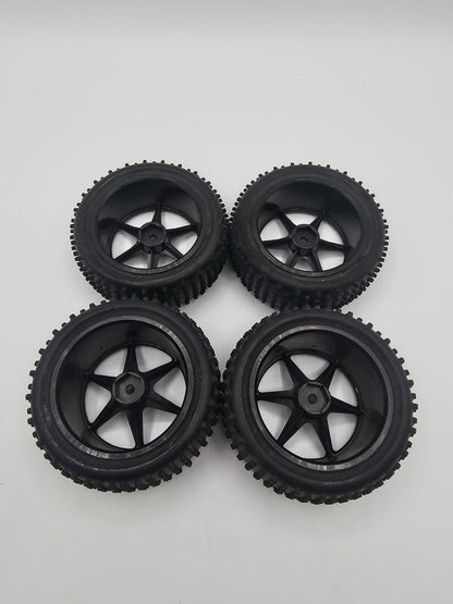 Unbranded great condition 1/10th scale buggie wheels 12mm hex