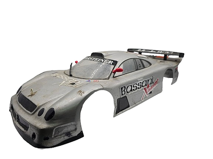 Vintage Tamiya Mercedes CLK GTR 1/10th scale touring car lexan body- cracks