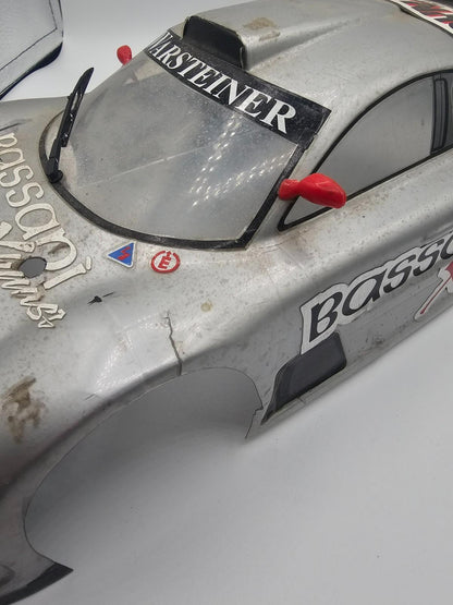 Vintage Tamiya Mercedes CLK GTR 1/10th scale touring car lexan body- cracks