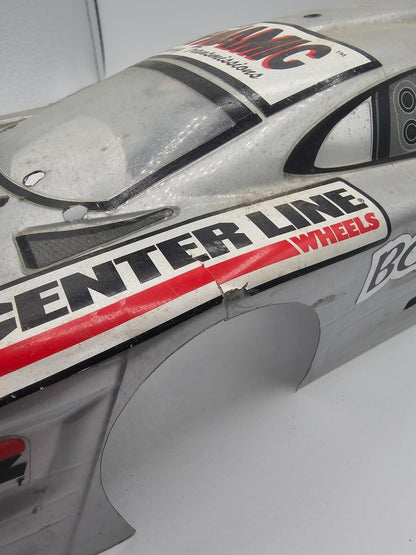 Vintage Tamiya Mercedes CLK GTR 1/10th scale touring car lexan body- cracks