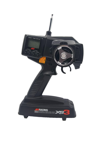 JR Racing XS3 75MHz Transmitter in Duratrax bag, MINT
