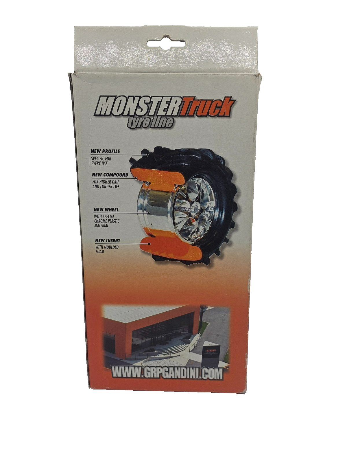 GRP Monster truck series street tires pack of two, NOS #GGY01G