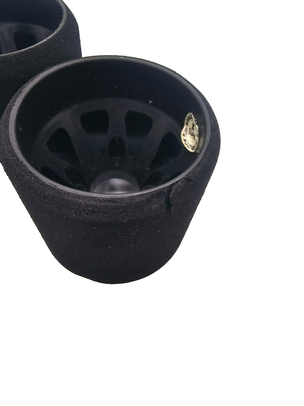 Windtunnel 1/10th scale foam wheels for carpet racing pan car white compound