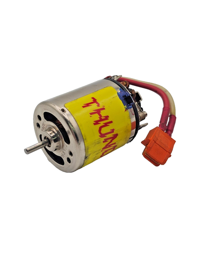 Vintage Quarter flash thunderbolt brushed motor, tested and working