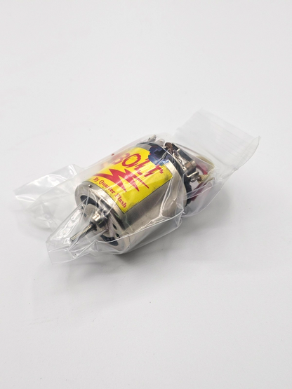 Vintage Quarter flash thunderbolt brushed motor, tested and working