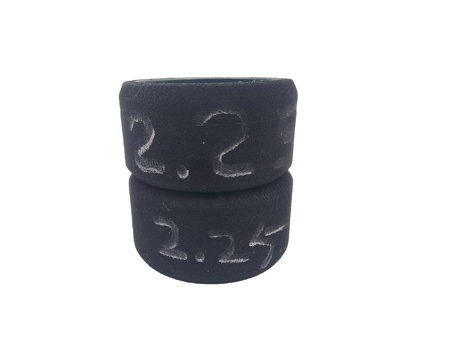 Windtunnel 1/10th scale foam wheels for carpet racing pan car black compound