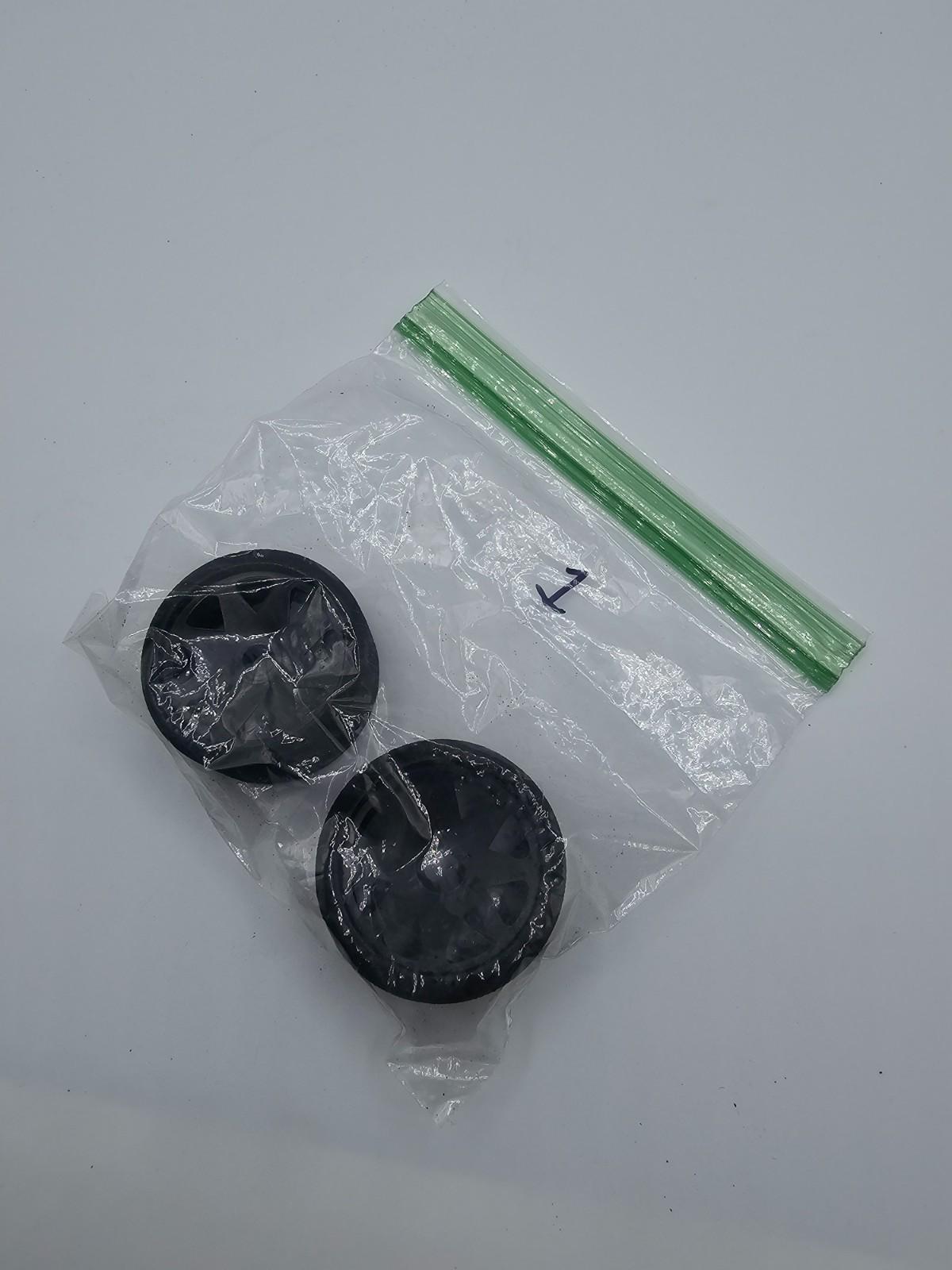 Windtunnel 1/10th scale foam wheels for carpet racing pan car black compound