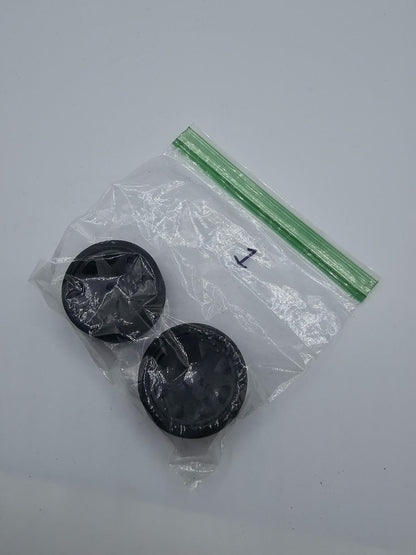 Windtunnel 1/10th scale foam wheels for carpet racing pan car black compound