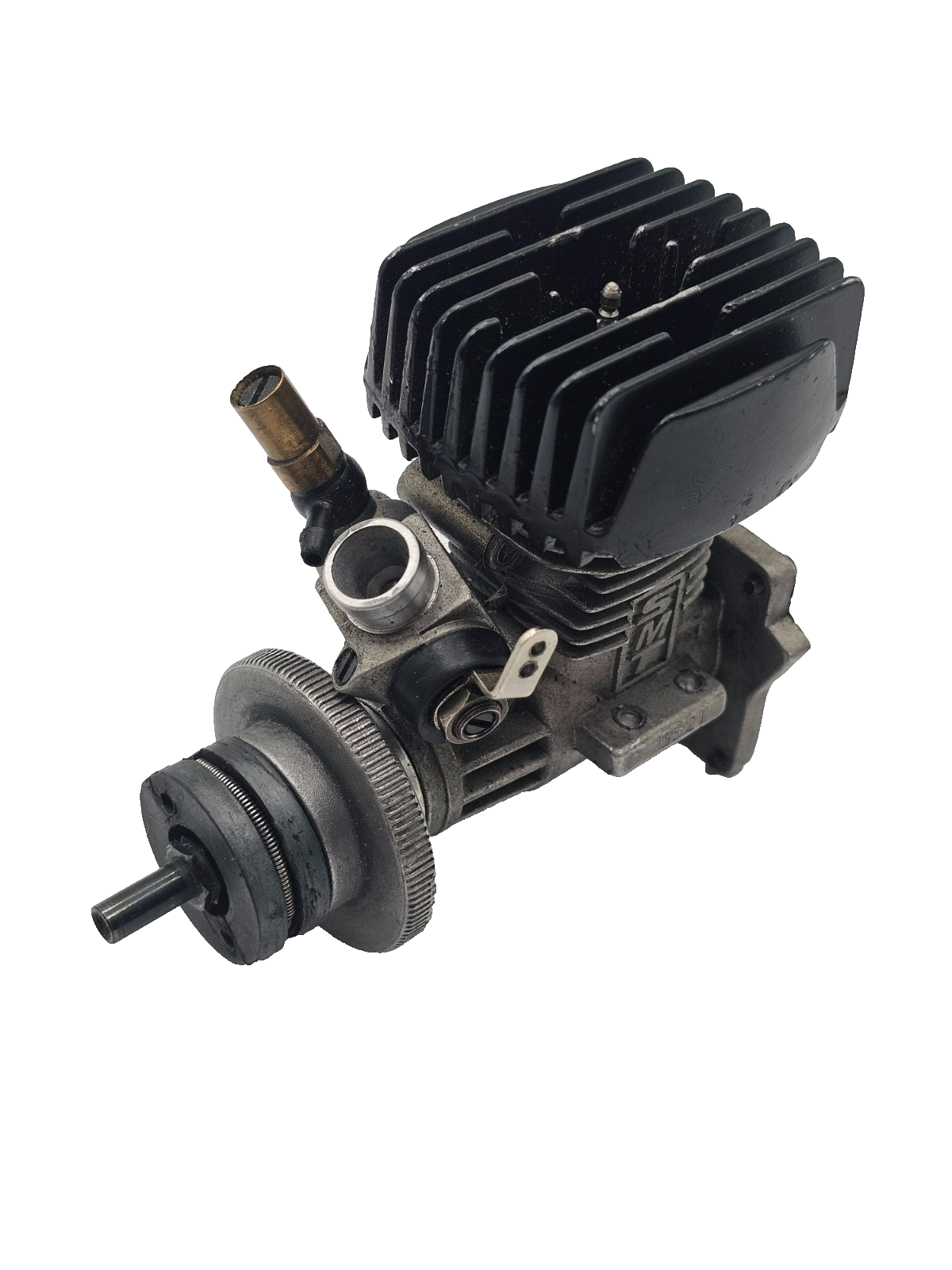 SMT 15 Nitro engine, carb moves freely, turns over w/ good compression, untested