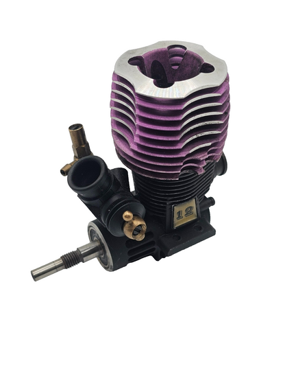 Vintage STS Racing .12 Nitro motor carb moves freely, great compression untested