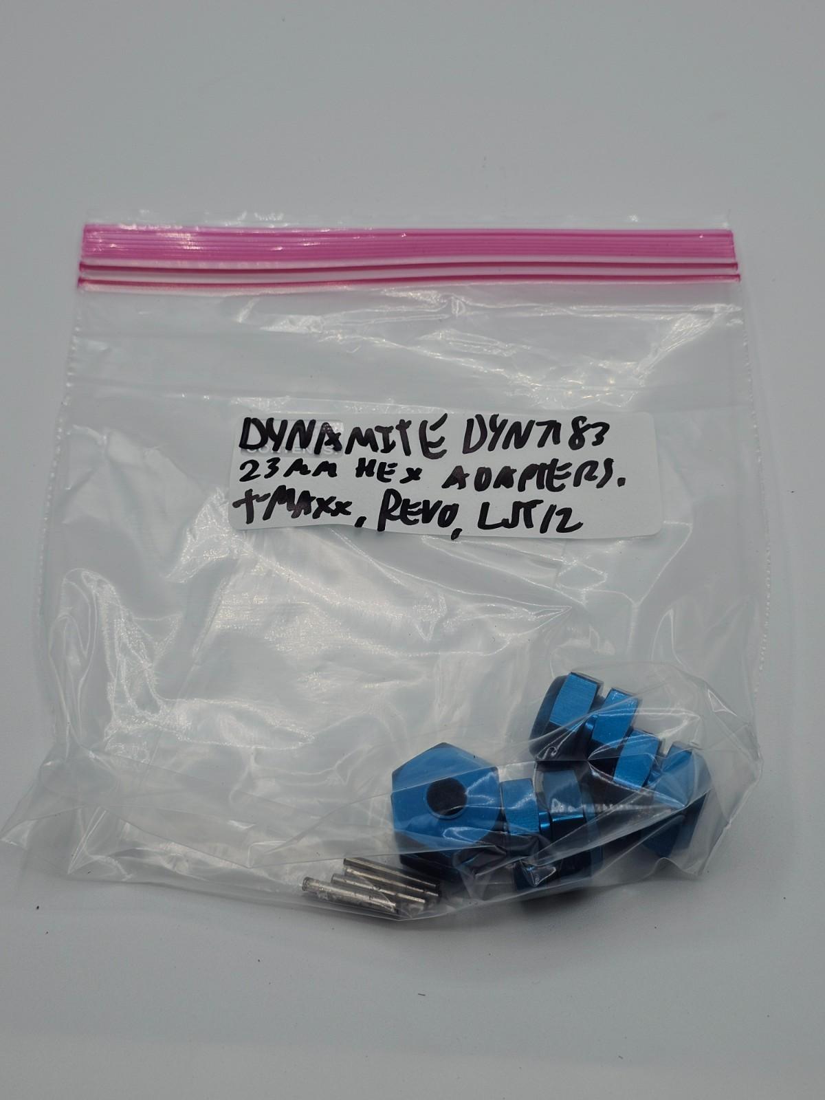 Dynamite 23MM Hex adapters for Revo, LST/2, T-Maxx #DYN7183