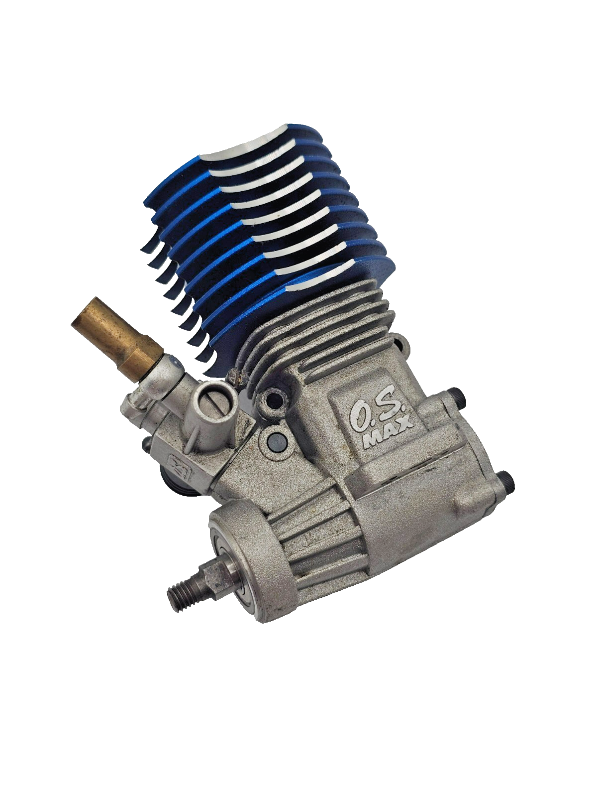 O.S. MAX CV-R 12 with very little use, carb moves freely, good compression