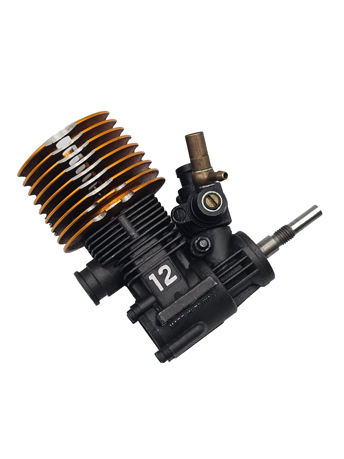 SH 12 12XRT Rear exhaust nitro motor, carb moves freely, good compression