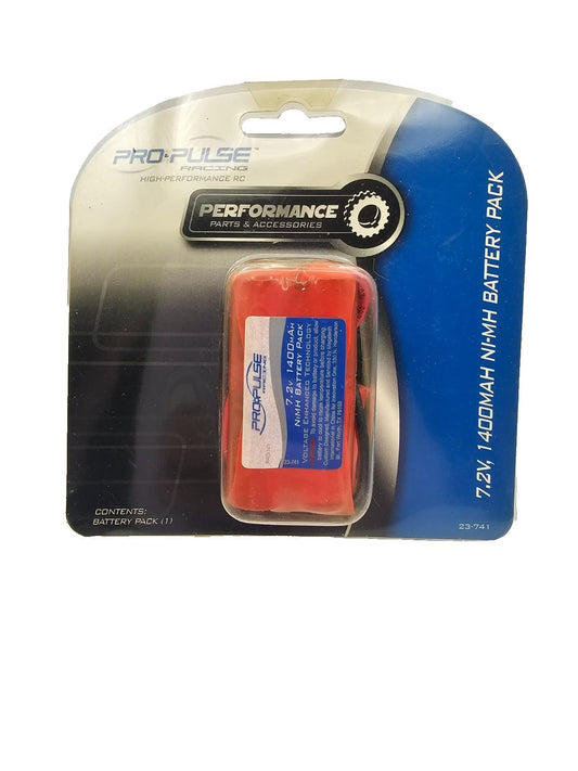 Pro Pulse racing 7.2v 1400MAH Battery pack, vintage radio shack NOS #23-741 RARE