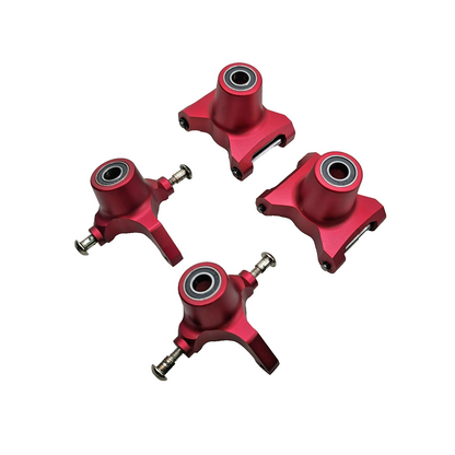 Losi LST XXL 2 Red aluminum Hub carrier & steering knuckles by RKH