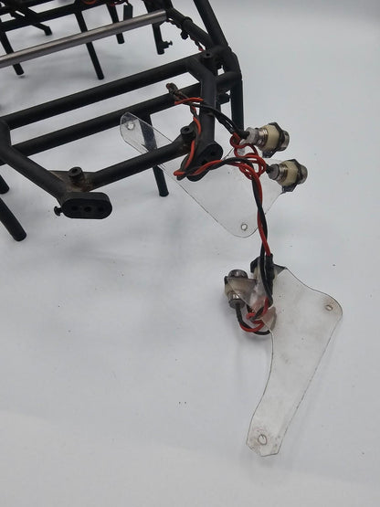 Axial Exo Terra roll-cage exoskeleton with LED head & tail lights, scratches
