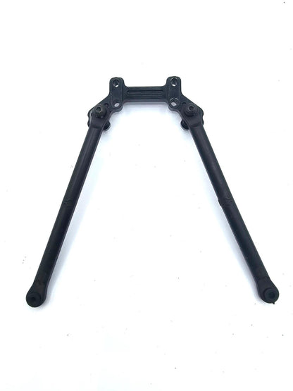 Axial Exo Terra rear black aluminum shock tower with original links