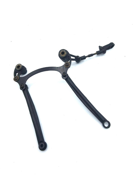 Axial Exo Terra bell cranks, servo horn, links, aluminum bellcrank mount
