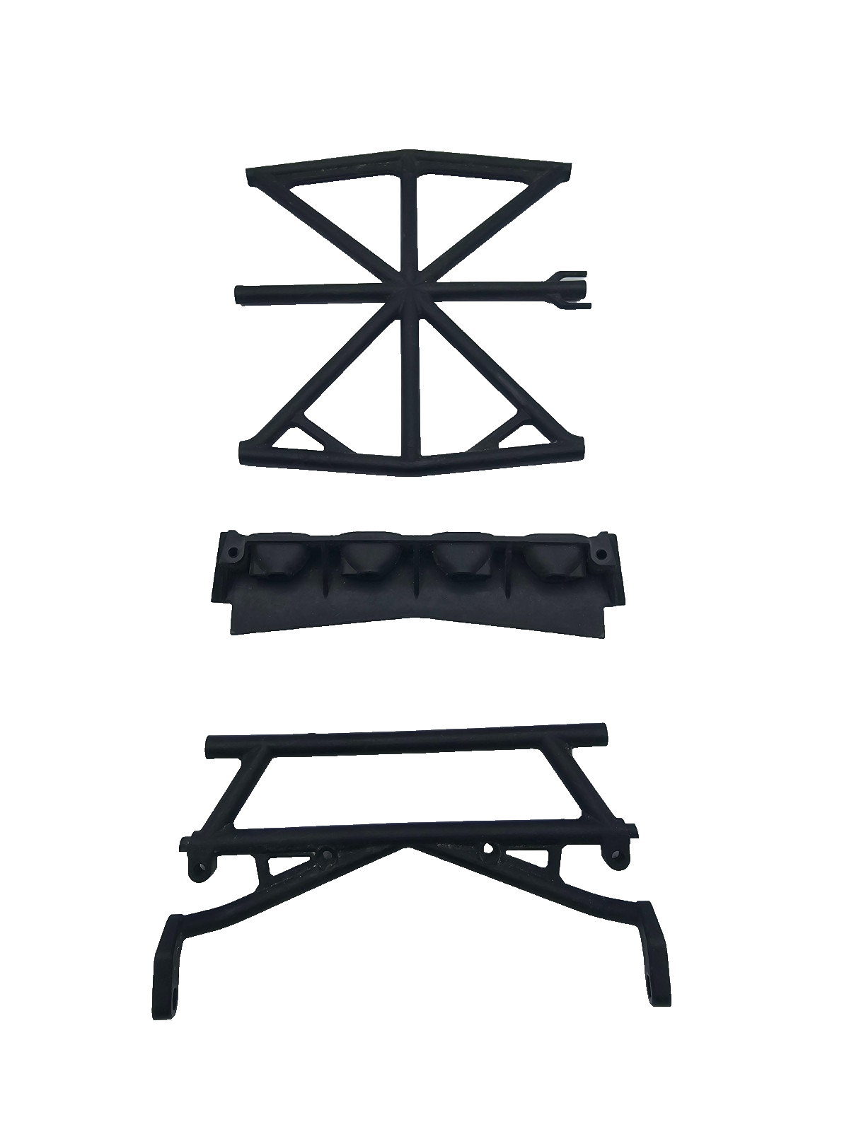 Axial Exo Terra roll cage sections roof, front lower section, lightbar