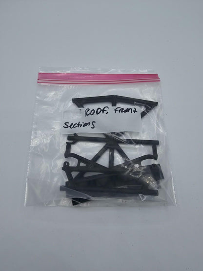 Axial Exo Terra roll cage sections roof, front lower section, lightbar