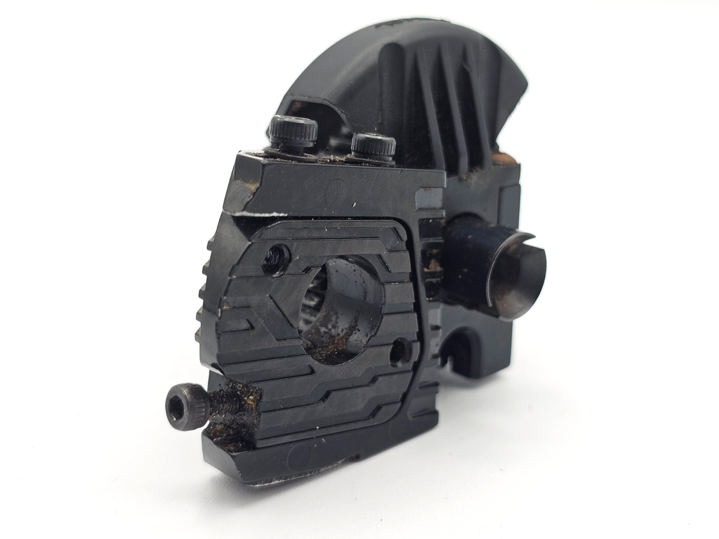 Axial Exo Terra Center differential with cover and black aluminum motor plate