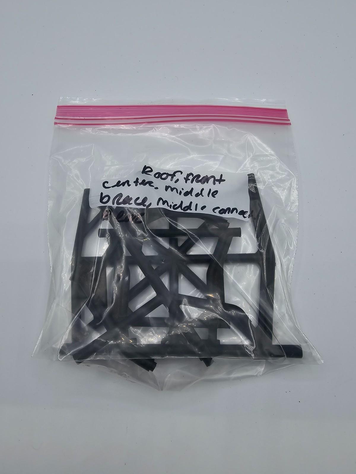 Axial Exo Terra roof, front, center brace, rear sections of cage, exoskeleton
