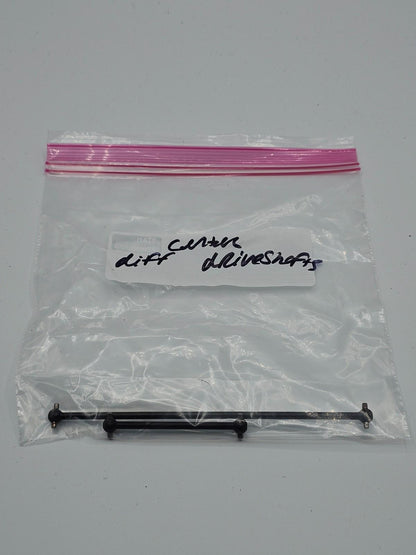 Axial Exo Terra Center differential driveshafts center shafts