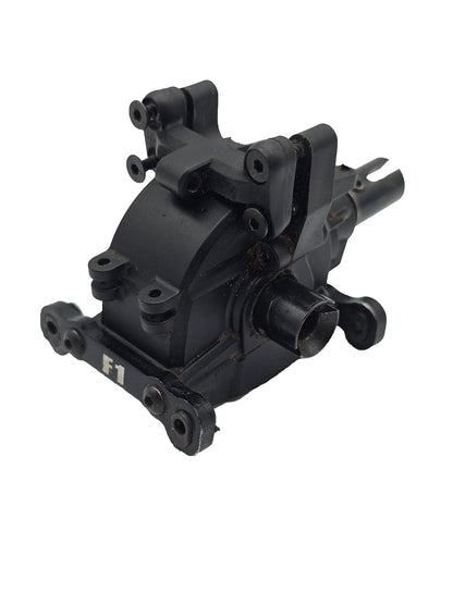 Axial Exo Terra front differential with case, aluminum mounts, and hardware