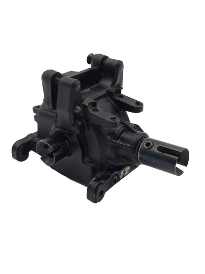 Axial Exo Terra front differential with case, aluminum mounts, and hardware