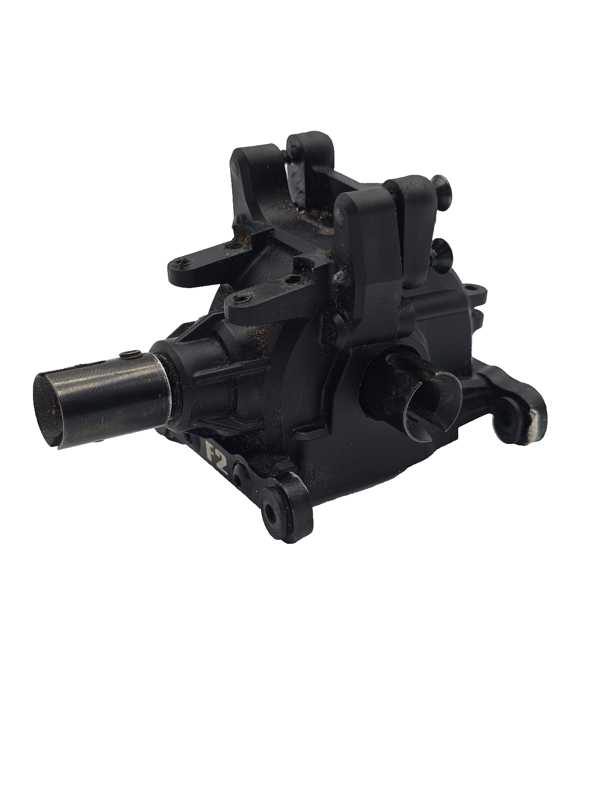 Axial Exo Terra front differential with case, aluminum mounts, and hardware