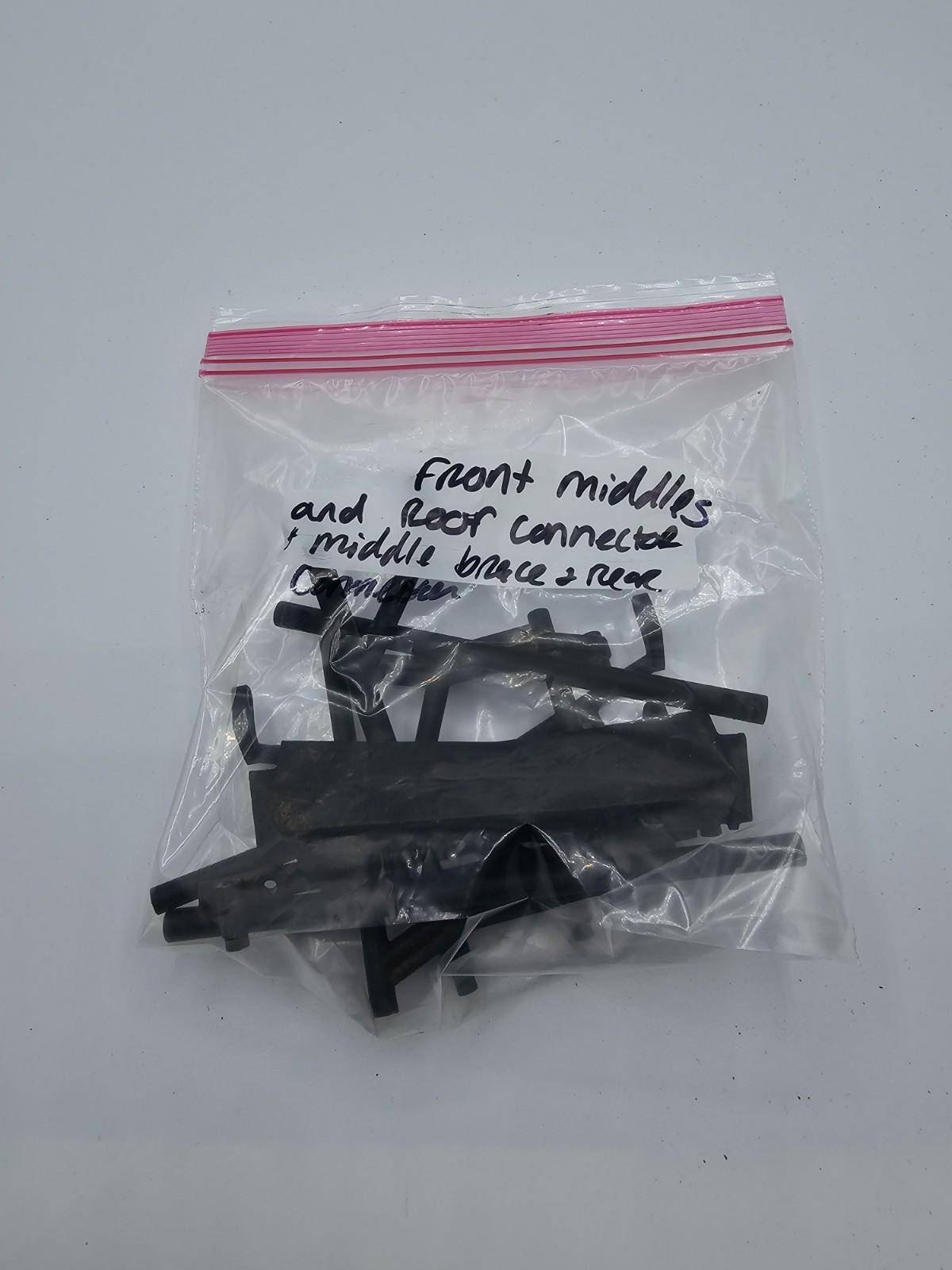 Axial Exo Terra roll cage sections, roof, front, brace, rear, light bar etc.